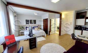 Imagem 2: Flat em Alphaville com excelente localização próx de vias de acesso p/ SP. Com entrada ime