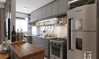 Imagem 3: Apartamento para Venda em Curitiba, Bacacheri, 2 dormitórios, 1 suíte, 2 banheiros, 1 vaga