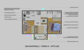 Imagem 7: San Martinelli apartamentos 2 Quartos no Aricanduva
