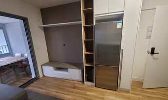 Imagem 3: Apartamento 1 quarto, 1 vaga de garagem, Vista Livre, mobiliado ao lado do metrô Brooklin