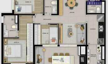 Imagem: Apartamento à venda, 98 m² por R$ 845.000,00