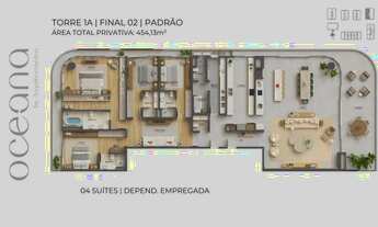 Imagem 2: Apartamento para Venda em Florianópolis, Jurerê Internacional, 4 dormitórios, 4 suítes, 6