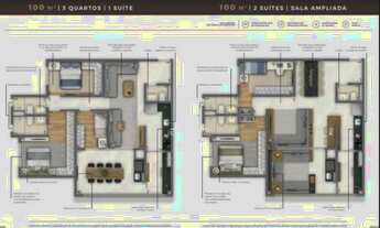 Imagem 5: Apartamento de 71, 100 e 121 m2 1ou 2 vagas