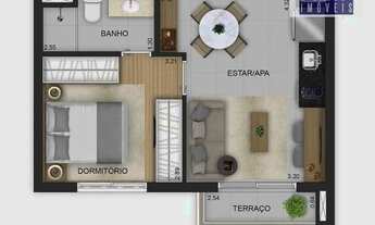 Imagem: Studio à venda, 34 m² por R$ 393.000,00