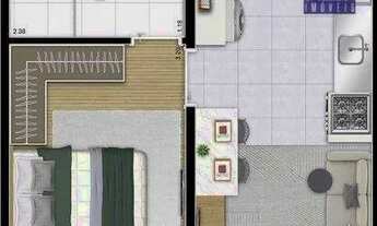 Imagem: Apartamento com 1 dormitório à venda