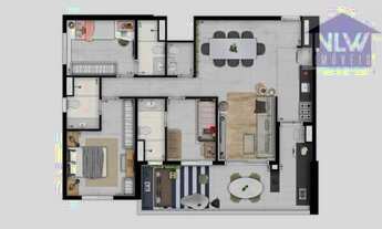 Imagem 6: Apartamento à venda, 105 m² por R$ 1.126.593,00 - Tatuapé - São Paulo/SP