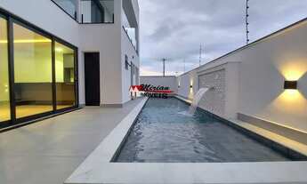 Imagem 3: Sobrado alto padrão novo design moderno em condomínio fechado 5 suites , piscina com casc