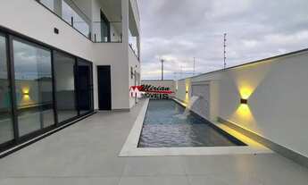 Imagem 4: Sobrado alto padrão novo design moderno em condomínio fechado 5 suites , piscina com casc