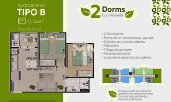 Imagem 2: Apartamento na planta à venda, 2 quartos, 1 vaga, Caguassu - Sorocaba/SP