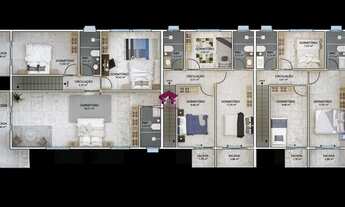 Imagem 4: Sobrado para Venda em Palhoça, Pinheira, 3 dormitórios, 1 suíte, 3 banheiros, 2 vagas