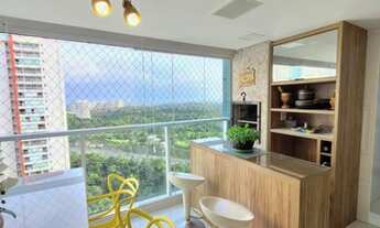 Imagem 4: Atmos Greenville 3/4 com suíte Vista Mar Andar Alto em Patamares R$ 980.000,00