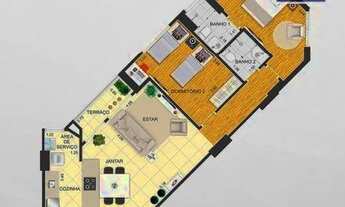 Imagem: Apartamento à venda, 74 m² por R$ 485.000,00