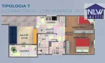 Imagem: Apartamento à venda, 61 m² por R$ 330.000,00
