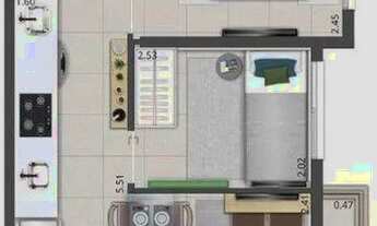 Imagem: Apartamento à venda, 34 m² por R$ 262.986,00