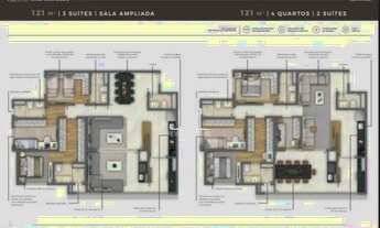 Imagem 4: Apartamento de 71, 100 e 121 m2 1ou 2 vagas