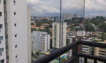 Imagem 2: Apartamento para aluguel possui 30 m quadrados com 1 quarto , varanda no vidro , móveis pl