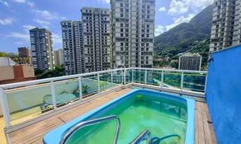 Imagem 2: Cobertura à venda em São Conrado, elevador interno, 3 vagas na Escritura, Piscina, Sauna