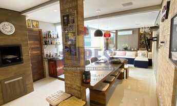 Imagem 7: Sobrado de 3 quartos (sendo 1 suíte), sala de tv com rack e painel, Área externa com jardi