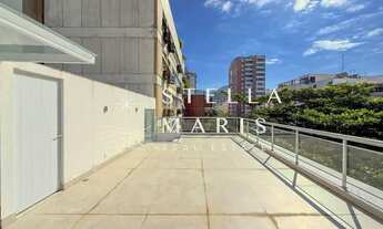 Imagem 4: Leblon, Cobertura duplex com 330 m2, área externa com vista mar, 3 quartos e 2 vagas locaç