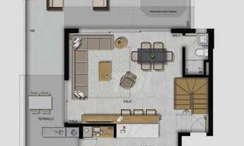 Imagem 6: Cobertura com 3 dormitórios à venda, 171 m² por R$ 2.232.296,00 - Vila Izabel - Curitiba/P