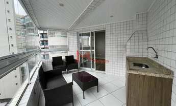 Imagem 4: Apartamento com 3 dormitórios à venda, 126 m² por R$ 820.000,00 - Vila Guilhermina - Praia