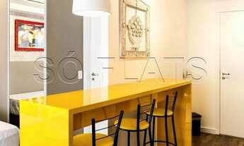 Imagem 3: Apartamento no London SP disponível para locação contendo 35m², 1 dormitório e 1 vaga de g