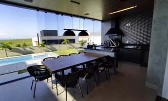 Imagem 4: Casa em condomínio fechado para venda de 03 Dorm. e 04 Suítes - 300m² no Residencial Alpha