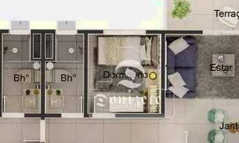 Imagem 7: Apartamento com 2 dormitórios à venda, 49 m² por R$ 270.000,00 - Vila Curuçá - Santo André