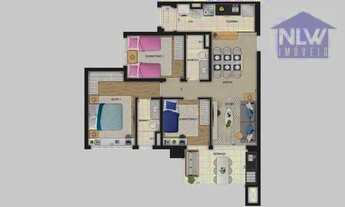 Imagem 2: Apartamento à venda, 72 m² por R$ 857.640,00 - Centro - Osasco/SP