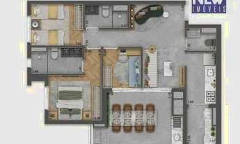 Imagem: Apartamento à venda, 84 m² por R$ 987.722,00