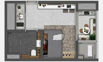 Imagem: Studio à venda, 27 m² por R$ 298.002,00