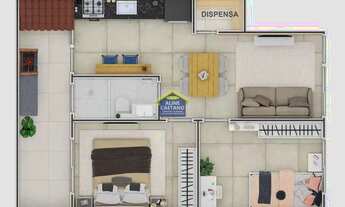 Imagem 6: Casa de Condominio terrea com quintal