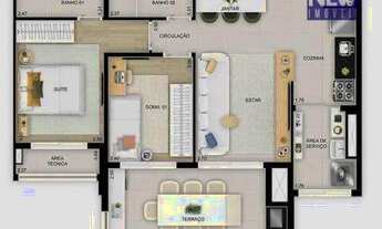 Imagem: Apartamento à venda, 75 m² por R$ 625.000,00