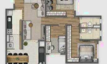 Imagem: Apartamento à venda, 84 m² por R$ 890.000,00