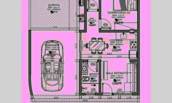 Imagem 2: Casa com 2 dormitórios à venda, 74 m² por R$ 250.000,00 - Jardim Imperial - Arapongas/PR