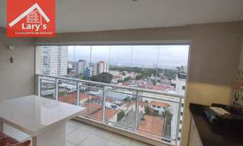 Imagem 4: Apartamento com 1 dormitório para alugar, 54 m² por R$ 3.000,00/mês - Vila Alexandria - Sã