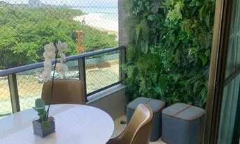 Imagem 3: Apartamento beira-mar com 3 suítes mais DCE com 137m² todo planejado, porcelanato em Macei