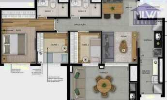 Imagem: Apartamento à venda, 81 m² por R$ 885.000,00