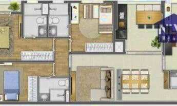 Imagem: Apartamento à venda, 97 m² por R$ 1.218.993,06