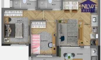 Imagem: Apartamento com 2 dormitórios à venda