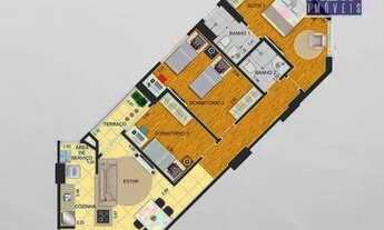 Imagem: Apartamento à venda, 78 m² por R$ 550.000,00