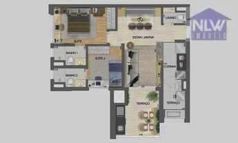 Imagem: Apartamento à venda, 73 m² por R$ 828.540,00