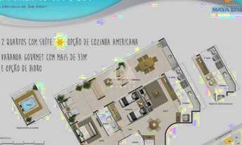 Imagem 2: Apartamento à venda, 2 quartos, 1 suíte, 2 vagas, Recreio dos Bandeirantes - RIO DE JANEIR