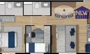 Imagem: Apartamento à venda, 46 m² por R$ 386.000,00