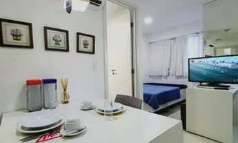Imagem 2: Apartamento mobiliado em Boa Viagem com 1 quarto,30m2,andar alto e nascente