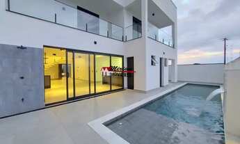 Imagem 2: Sobrado alto padrão novo design moderno em condomínio fechado 5 suites , piscina com casc