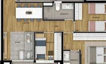 Imagem: Apartamento à venda, 78 m² por R$ 741.000,00