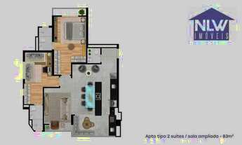 Imagem: Apartamento à venda, 83 m² por R$ 954.659,00