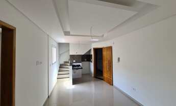 Imagem 3: Cobertura com 88 m² sendo 2 dormitórios, 1 vaga à venda por R$ 370.000 - Vila Tibiriçá - S