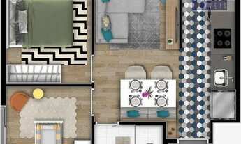 Imagem: Apartamento à venda, 37 m² por R$ 237.718,80